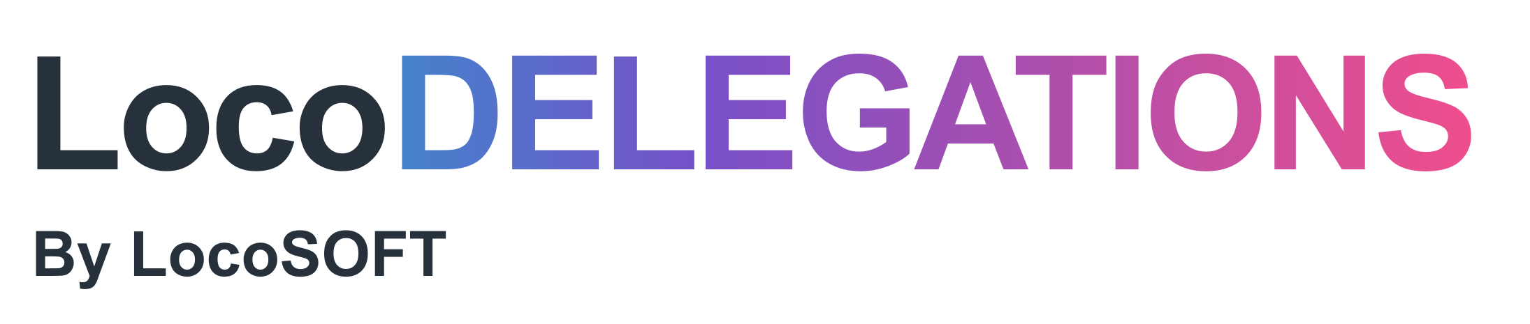 LocoDELEGATIONS-refined LocoDELEGATIONS by LocoSOFT